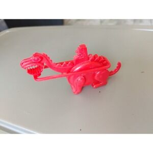 1970s Post Cereal  Toy w Fred Flintstone on Rock Crusher Red no breaks